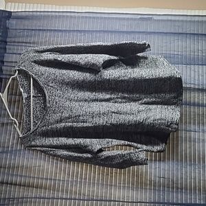 Black and grey sweater